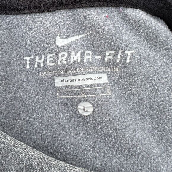 Womens Nike Therma Fit Running‎ Graphic Hoodie Sweat Shirt Size Large Just Do It - Picture 9 of 9